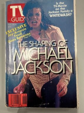 Vintage TV Guide Magazine Featuring Michael Jackson Cover